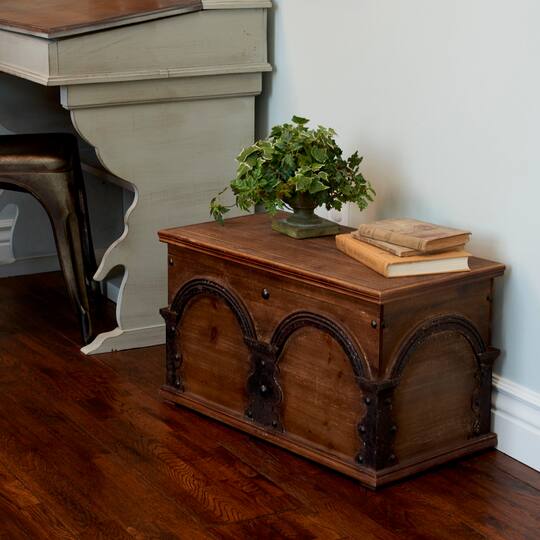 Household Essentials Arch Decorative Trunk (Large)